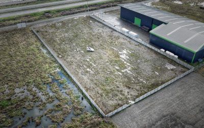Topografía Base Construcción PRT Osorno, cliente ALGORITMOS SPA