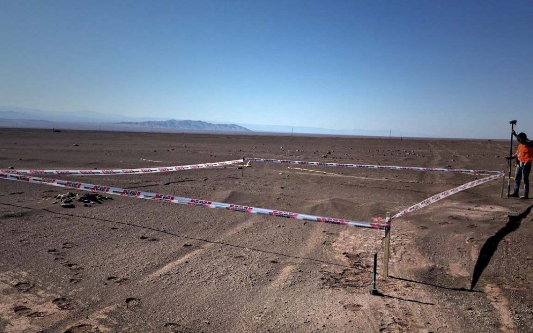 Replanteo Topográfico GNSS áreas con hallazgos arqueológicos Proyecto Solar, Cliente SOLARPACK